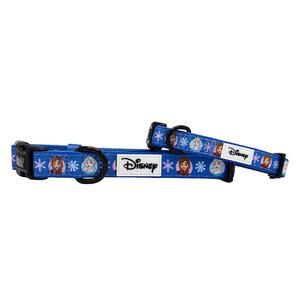 Sassy Woof M Adjustable Dog‎ Collar Blue Disney Frozen Anna & Elsa Princess NWT
